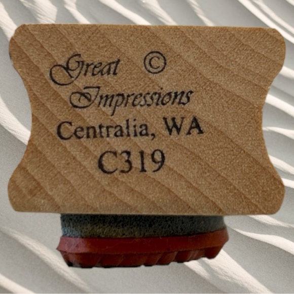 Lot of 3 Wood Mounted Stamps Nameplate Especially for You & Mini Alphabet - Picture 11 of 11